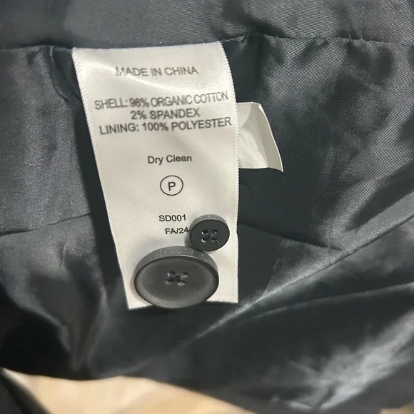 Quince Women’s Comfort Stretch Trench Coat – Midnight BlackBeltedNWT